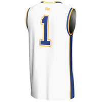 #1 Pitt Panthers GameDay Greats Lightweight Basketball Jersey - White
