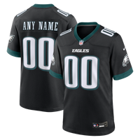 Philadelphia Eagles Nike Black Alternate Custom Game Jersey