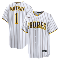 San Diego Padres Yuki Matsui Nike White Home Replica Jersey