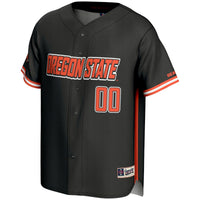 Oregon State Beavers GameDay Greats NIL Pick-A-Player Lightweight Baseball Jersey - Black