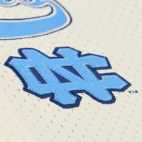 North Carolina Tar Heels Mitchell & Ness Mesh Button-Up Batting Practice Baseball Jersey - Cream
