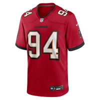 Tampa Bay Buccaneers Calijah Kancey Nike Red Game Jersey