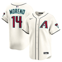 Arizona Diamondbacks Gabriel Moreno Nike Cream Home Limited Player Jersey