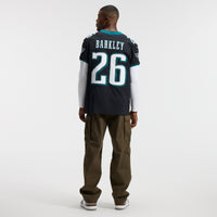 Philadelphia Eagles Saquon Barkley Nike Black Alternate Vapor F.U.S.E. Elite Jersey