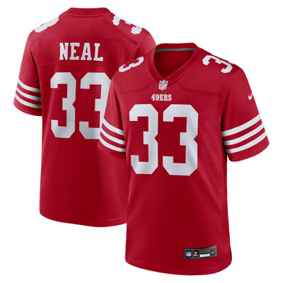 San Francisco 49ers Siran Neal Nike Scarlet Team Game Jersey