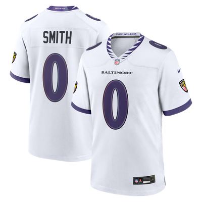 Baltimore Ravens Roquan Smith Nike White Game Jersey