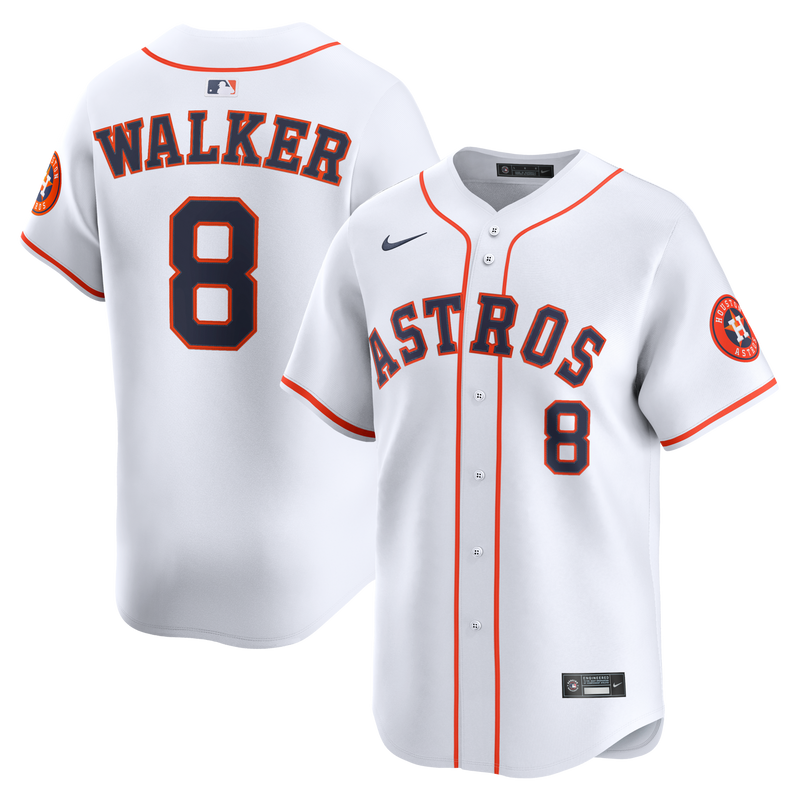 Houston Astros Christian Walker Nike White Home Limited Player Jersey