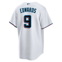 Miami Marlins Xavier Edwards Nike White Home Replica Jersey