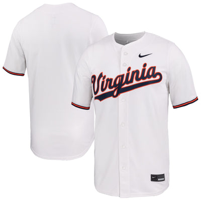 Nike White Virginia Cavaliers Limited Baseball Jersey
