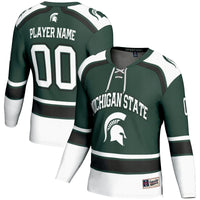 Michigan State Spartans GameDay Greats Ice Hockey NIL Pick-A-Player Jersey - Green