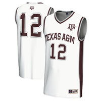#12 Texas A&M Aggies GameDay Greats Basketball Lightweight Fashion Jersey - White
