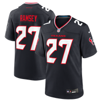Houston Texans Kamari Ramsey Nike Navy Team Game Jersey