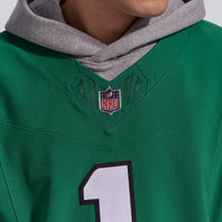 Philadelphia Eagles Jalen Hurts Nike Kelly Green Alternate Vapor F.U.S.E. Elite Jersey