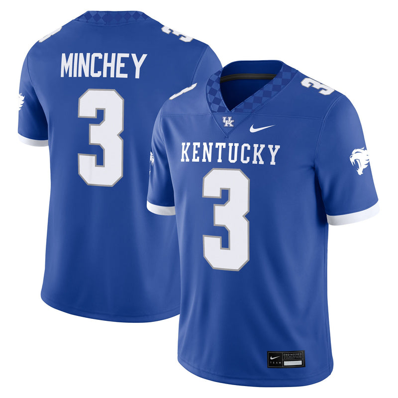Kenny Minchey Kentucky Wildcats Nike Home Game Jersey - Royal
