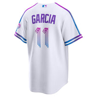 Kansas City Royals Maikel Garcia Nike White 2026 City Connect Stadium Jersey