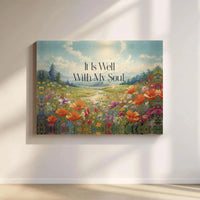 It Is Well With My Soul Printable Wall Art | Digital Download | Horizontal Printable Home Decor
