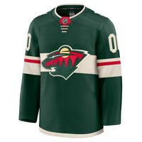 Minnesota Wild Fanatics Green Home Premium Custom Jersey