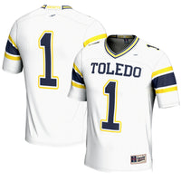 #1 Toledo Rockets GameDay Greats Endzone Football Jersey - White