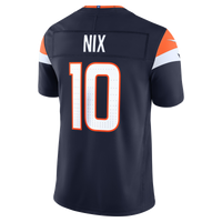 Denver Broncos Bo Nix Nike Navy Alternate Vapor F.U.S.E. Stitched Limited Jersey