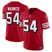 San Francisco 49ers Fred Warner Nike Scarlet Alternate Vapor F.U.S.E. Stitched Limited Jersey