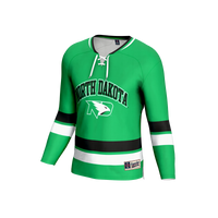 North Dakota GameDay Greats Lightweight Hockey Fashion Jersey - Kelly Green