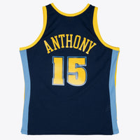 Denver Nuggets Mitchell & Ness Carmelo Anthony 2006 Alternate Authentic Jersey - Ash Blue