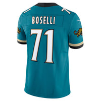 Jacksonville Jaguars Tony Boselli Nike Teal Prowler Throwback Vapor F.U.S.E. Limited Retired Player Jersey