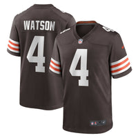 Cleveland Browns Deshaun Watson Nike Brown Game Jersey