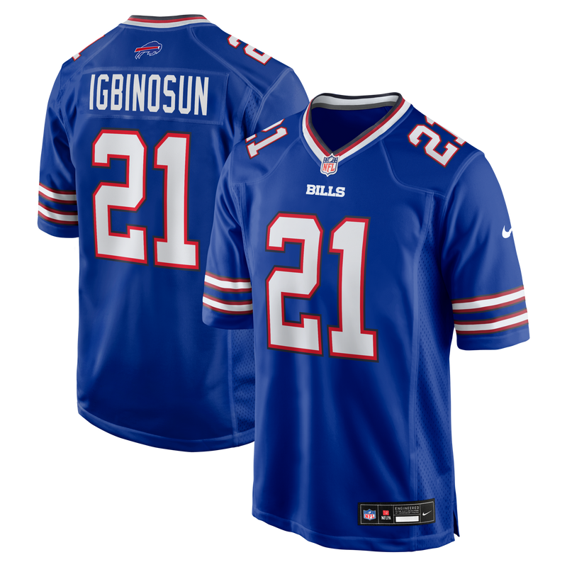 Buffalo Bills Davison Igbinosun Nike Royal Team Game Jersey
