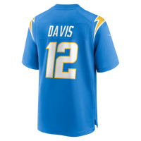 Los Angeles Chargers Derius Davis Nike Powder Blue Team Game Jersey