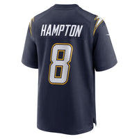 Los Angeles Chargers Omarion Hampton Nike Navy Alternate Super Chargers Game Player Jersey