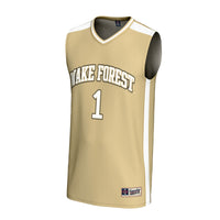 #1 Wake Forest Demon Deacons GameDay Greats Lightweight Collegiate Basketball Fashion Jersey - Gold