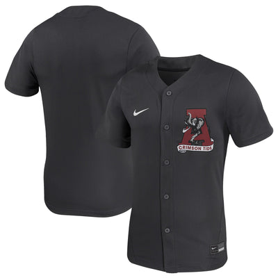 Alabama Crimson Tide Nike Replica Softball Jersey - Anthracite
