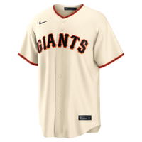 San Francisco Giants Nike Cream Home Replica Custom Jersey
