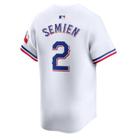 Texas Rangers Marcus Semien Nike White Home Limited Player Jersey