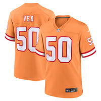 Tampa Bay Buccaneers Vita Vea Nike Orange Throwback Game Jersey