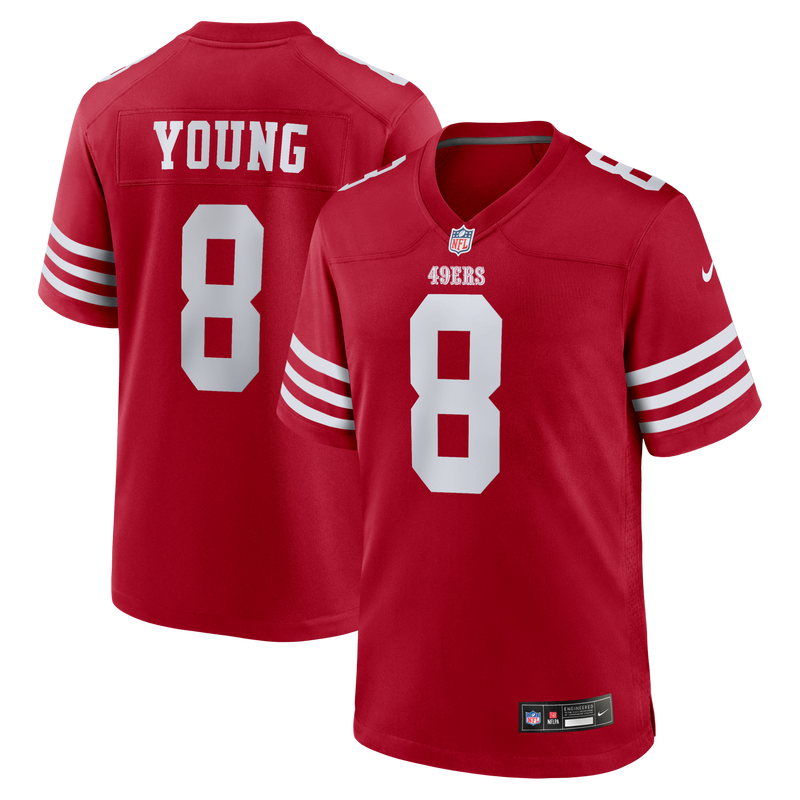 San Francisco 49ers Steve Young Nike Scarlet Retired Player Game Jersey