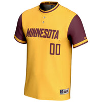 Minnesota Golden Gophers GameDay Greats NIL Pick-A-Player Lightweight Softball Jersey – Gold