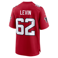 Atlanta Falcons Corey Levin Nike Red Team Game Jersey