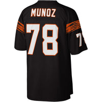 Cincinnati Bengals Anthony Muñoz Mitchell & Ness Black Legacy Replica Jersey