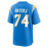 Los Angeles Chargers Kayode Awosika Nike Powder Blue Team Game Jersey