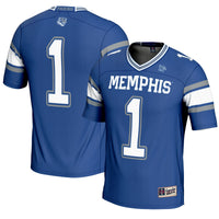 GameDay Greats #1 Royal Memphis Tigers Endzone Football Jersey