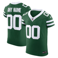 New York Jets Nike Legacy Green Vapor F.U.S.E. Elite Custom Jersey