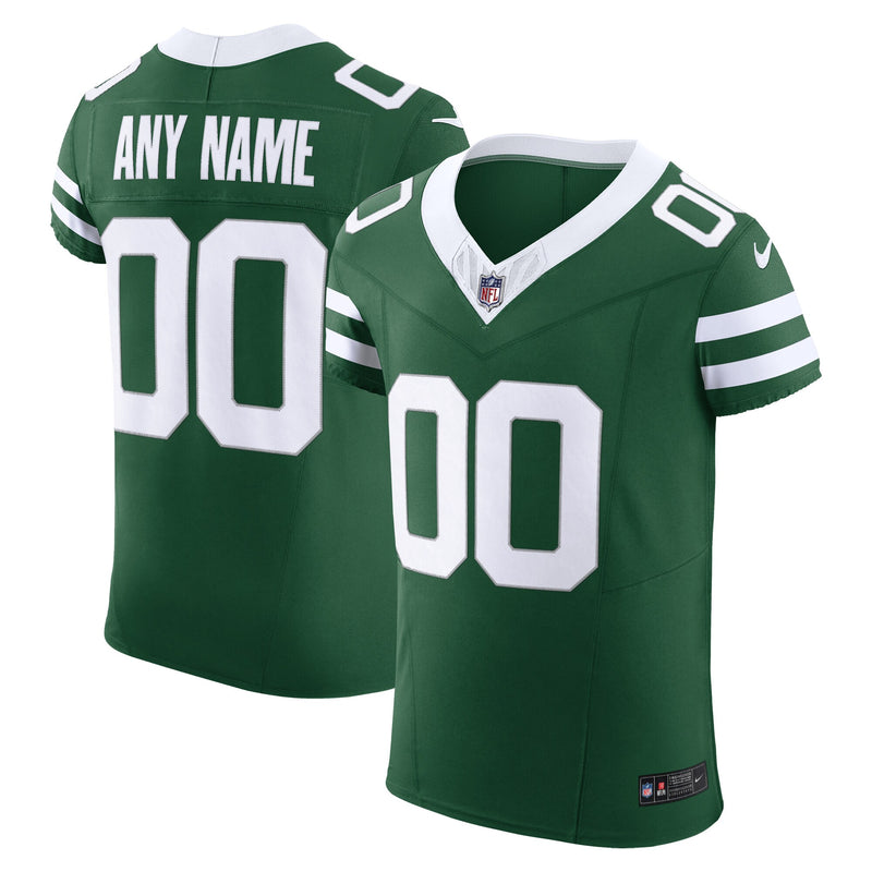 New York Jets Nike Legacy Green Vapor F.U.S.E. Elite Custom Jersey