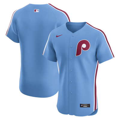 Philadelphia Phillies Nike Light Blue Alternate Elite Jersey