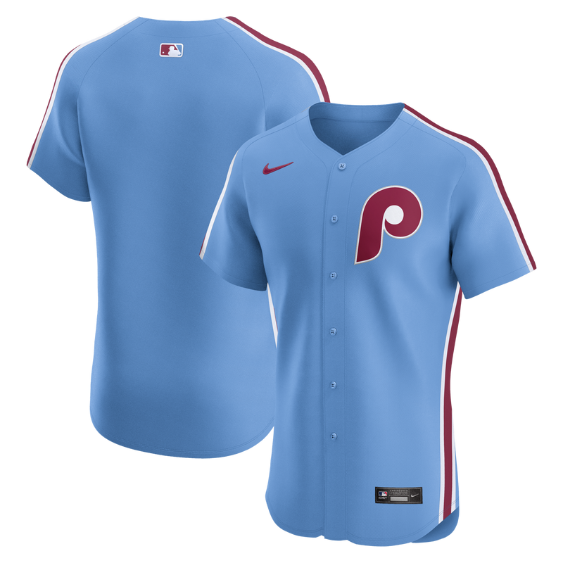 Philadelphia Phillies Nike Light Blue Alternate Elite Jersey