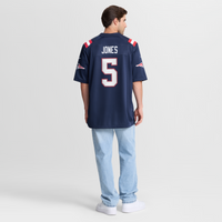 New England Patriots Dre'Mont Jones Nike Navy Team Game Jersey