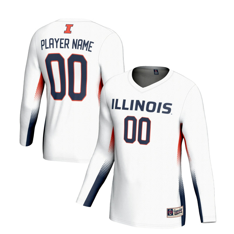 Illinois Fighting Illini GameDay Greats NIL Lightweight Volleyball Jersey - White