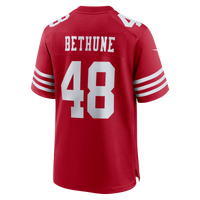 San Francisco 49ers Tatum Bethune Nike Scarlet Game Jersey