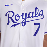 Kansas City Royals Bobby Witt Jr. Nike White Home Limited Player Jersey
